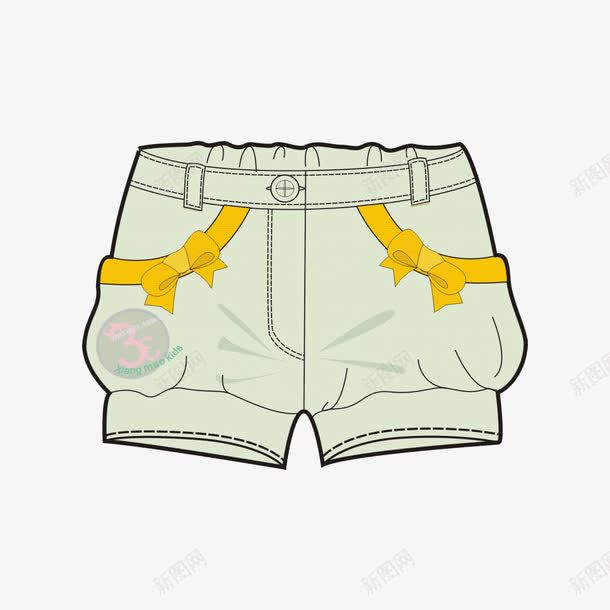 短裤可爱模型png免抠素材_新图网 https://ixintu.com 可爱 模型 短裤