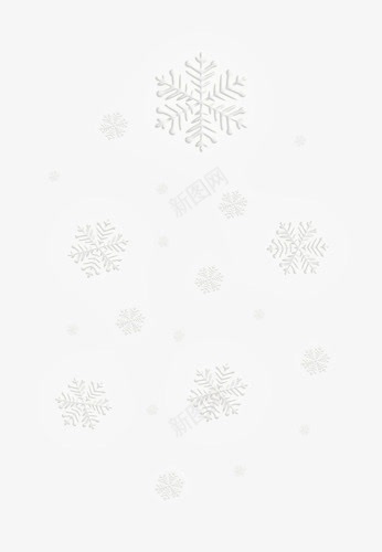 冬季手绘白色雪花装饰png免抠素材_新图网 https://ixintu.com 冬季 白色 装饰 雪花