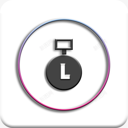 图标立体感时钟logopng_新图网 https://ixintu.com logo 图标 时钟 立体感