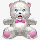 可爱粉色玩具熊图标png免抠素材_新图网 https://ixintu.com 玩具熊