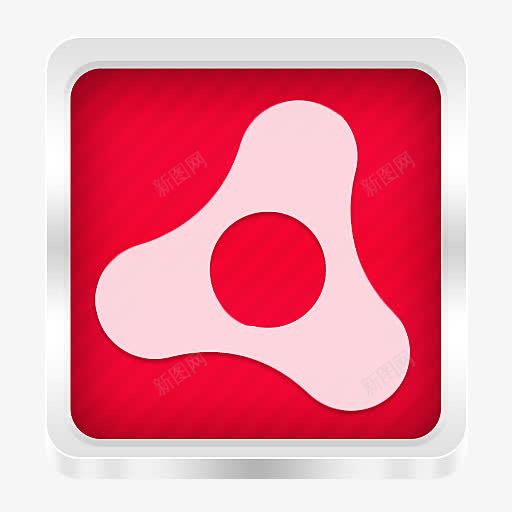 adobe空气盒装金属图标png_新图网 https://ixintu.com adobe air 空气