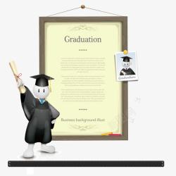毕业证书海报