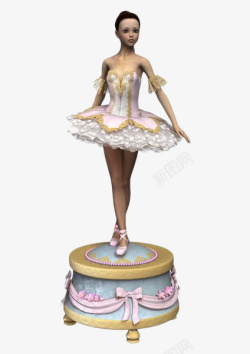蛋糕裙子芭蕾舞者蛋糕高清图片