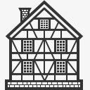 德国建筑HomeSweeticons图标图标