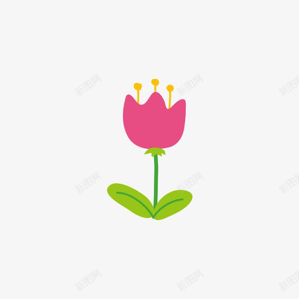 未开放的红绿色花朵png免抠素材_新图网 https://ixintu.com 未开放 植物 矢量花朵 红色 绿色 花朵