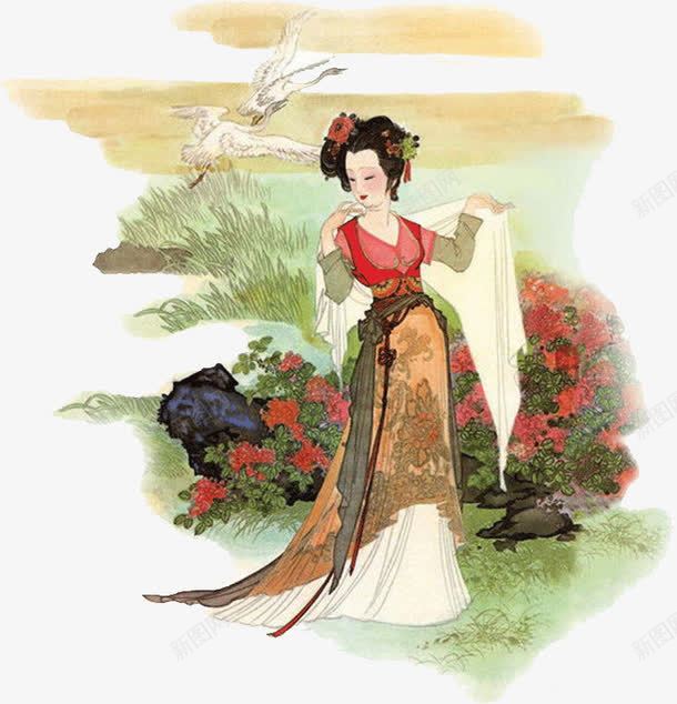 中国风png免抠素材_新图网 https://ixintu.com 中式 古典 美女