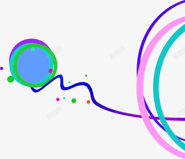 紫色简约圆圈边框纹理png免抠素材_新图网 https://ixintu.com 免抠PNG 圆圈 简约 紫色 边框纹理