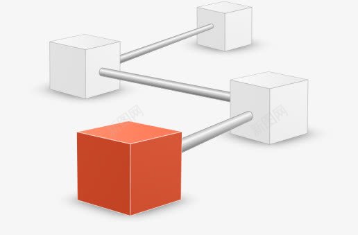 顺序排列png免抠素材_新图网 https://ixintu.com 排列 方形 连接 顺序