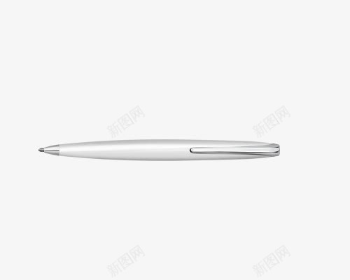 白色笔png免抠素材_新图网 https://ixintu.com 圆珠笔 学习用品 白色 笔