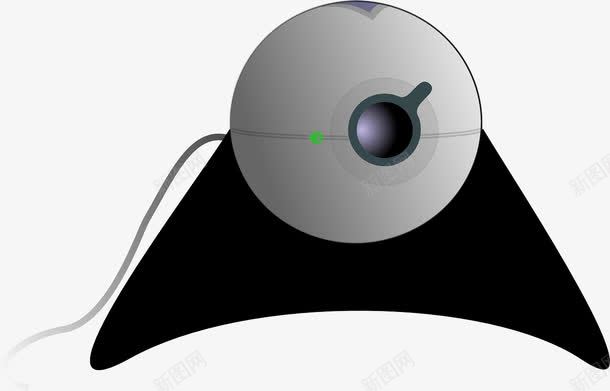 圆形的监控摄像机png免抠素材_新图网 https://ixintu.com 圆形 摄像机 监控 视频
