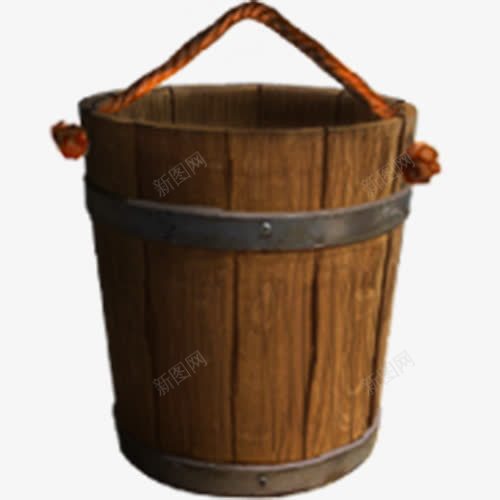 木质木桶png免抠素材_新图网 https://ixintu.com 木桶 木质 木质木桶 桶