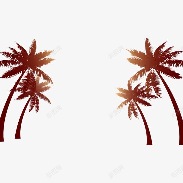卡通植物沙滩椰子树png免抠素材_新图网 https://ixintu.com 卡通 植物 椰子树 沙滩