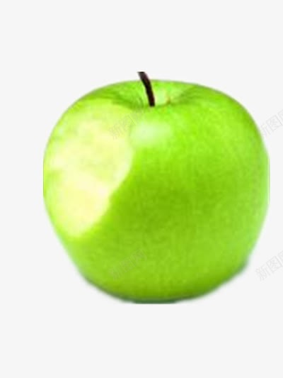 咬了一口的苹果png免抠素材_新图网 https://ixintu.com 优质水果 健康 健康食物 水果 绿色 酸甜 青苹果