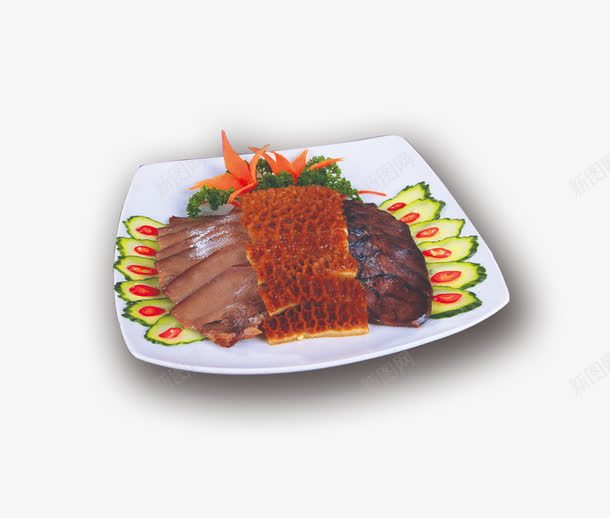 美食png免抠素材_新图网 https://ixintu.com 卤肉 套餐 宣传 海报 盘 美食