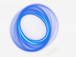 重叠的圆圈蓝色圆形重叠圆圈背景高清图片