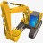 挖掘机远景运输png免抠素材_新图网 https://ixintu.com excavator 挖掘机