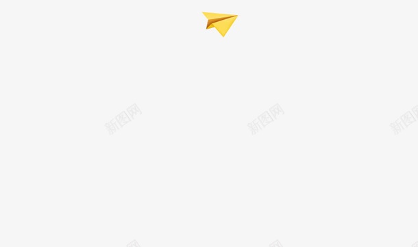 卡通纸飞机png免抠素材_新图网 https://ixintu.com 卡通 漂浮 纸飞机 装饰 黄色