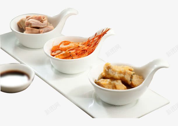 虾油三拼png免抠素材_新图网 https://ixintu.com 产品实物 拼盘 美味 美食 菜肴 虾