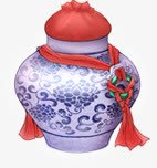 中国风青花瓷图标图标