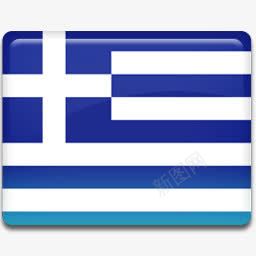 希腊国旗图标图标