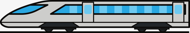 平行分割高铁图标图标