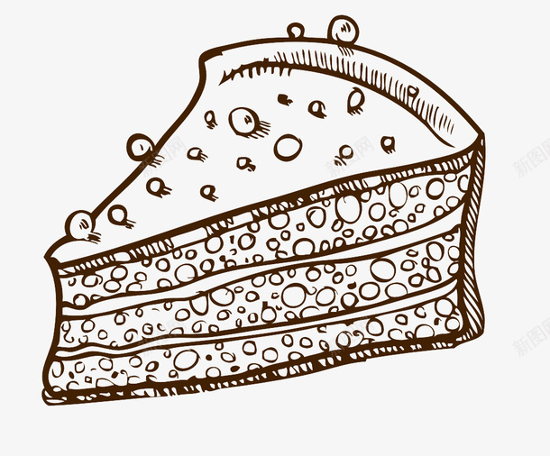 手绘的糕点png免抠素材_新图网 https://ixintu.com PNG素材 手绘 糕点 食物