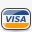 签证信用卡电子商务图标图标
