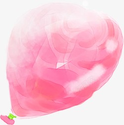 手绘粉色梦幻艺术气球素材