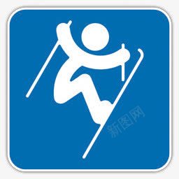 自由泳滑雪天线奥运会索契2图标png_新图网 https://ixintu.com Aerials Freestyle Skiing 天线 滑雪 自由泳