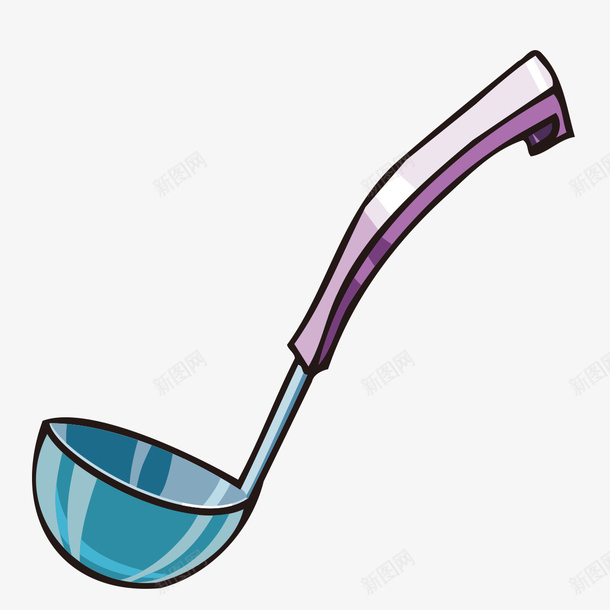 手绘勺子图样png免抠素材_新图网 https://ixintu.com 勺子 图样 手绘 手绘勺子图样