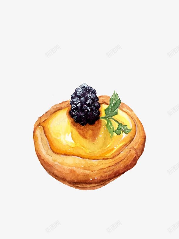 食物蛋挞png免抠素材_新图网 https://ixintu.com 素材 紫色 蛋挞 食物