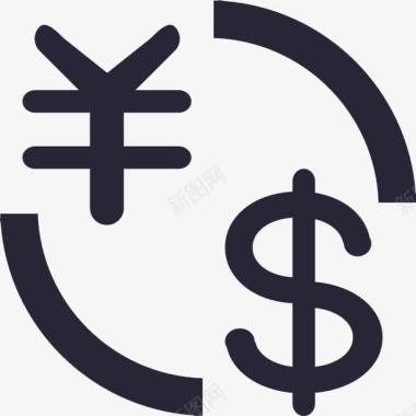 面型图标1货币兑换图标