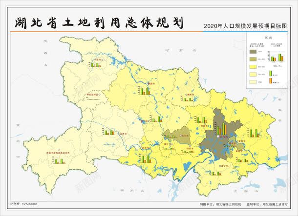 湖北土地利用地图png免抠素材_新图网 https://ixintu.com 地图湖北 湖北地图