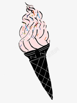 卡通创意冰淇淋素材