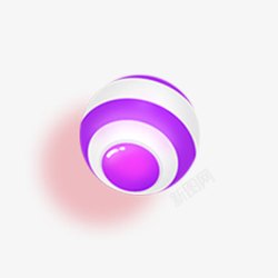 漂浮蓝白条纹小球卡通漂浮小球高清图片