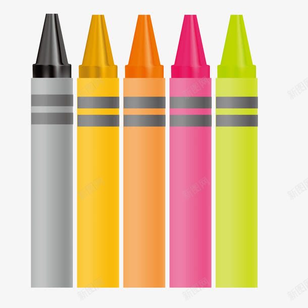 彩色水彩笔png免抠素材_新图网 https://ixintu.com 彩色 水彩笔 绘画