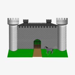 城墙堡垒素材
