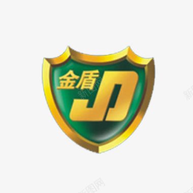 金盾logo图标图标