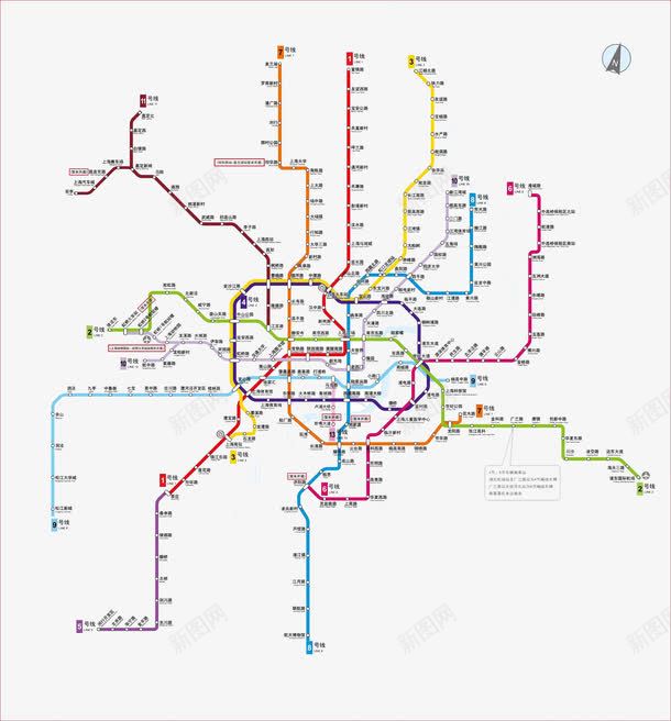 地图彩色png免抠素材_新图网 https://ixintu.com 地图 彩色 杭州地图 素材 设计