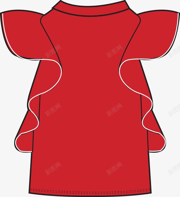 红色的衣服png免抠素材_新图网 https://ixintu.com 女性 时尚 红色 衣服