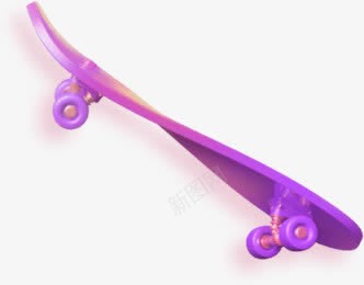 创意扁平合成紫色渐变滑板png免抠素材_新图网 https://ixintu.com 创意 合成 扁平 渐变 滑板 紫色