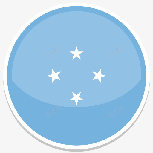 密克罗尼西亚平圆世界国旗图标集png_新图网 https://ixintu.com micronesia 密克罗尼西亚