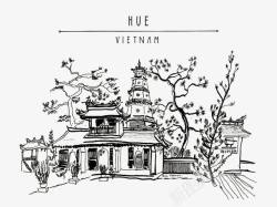 越南插图素材