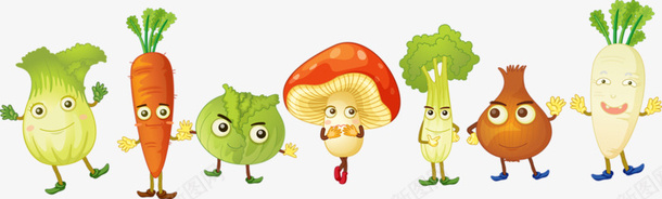 卡通蔬菜图png免抠素材_新图网 https://ixintu.com 卡通 好吃 简单 蔬菜