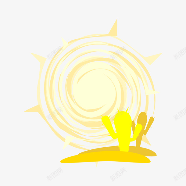 太阳png免抠素材_新图网 https://ixintu.com 元素 卡通 图案 太阳 抽像 设计