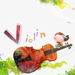 小提琴演奏素材