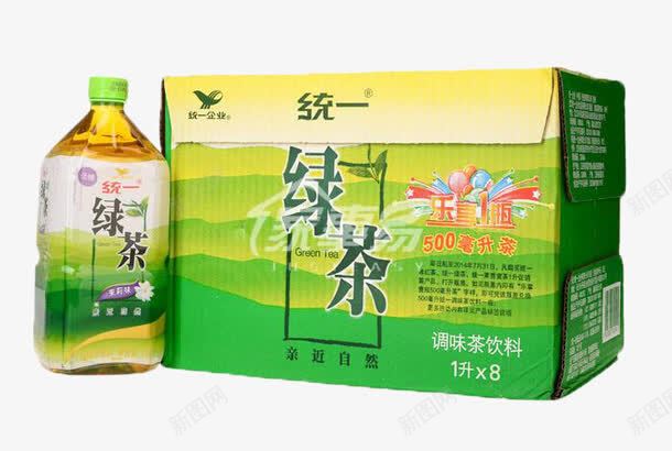 统一绿茶png免抠素材_新图网 https://ixintu.com 盒装 绿色 绿茶 饮料