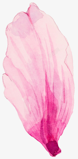 卡通手绘粉色的花瓣素材