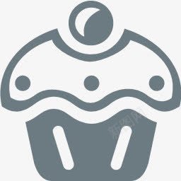 松饼webgreyiconspng免抠素材_新图网 https://ixintu.com muffin 松饼