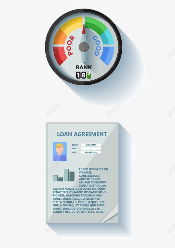 简历扁平化金融银行矢量图ai免抠素材_新图网 https://ixintu.com 扁平化 简历 金融 银行 矢量图